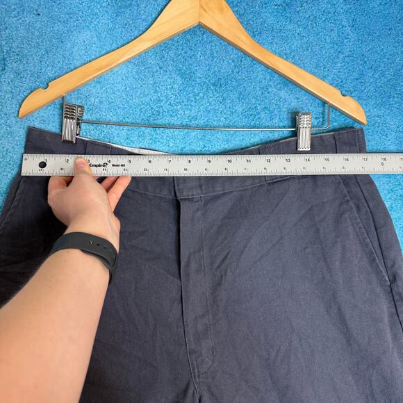 Dickies Utility Work Shorts Mens 36 Navy Blue Loose Fit 34x12 Made Nicaragua - Picture 2 of 14